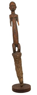 African Bete Carved Wood Statue