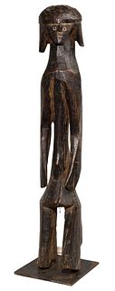African Mumuye Carved Wood Figure