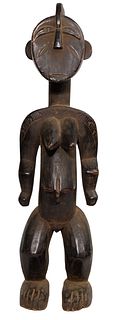 African Nigerian Carved Wood Figure