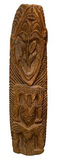 New Guinea Carved Wood Wall Hanging