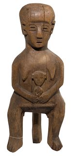 New Guinea Carved Wood Figure