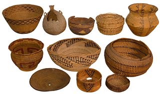 Native American Indian California Basket Assortment
