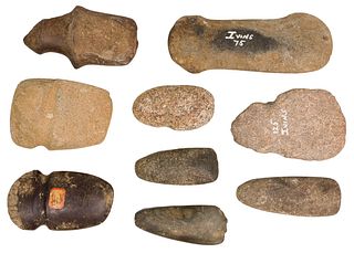 Native American Indian Stone Tools Assortment
