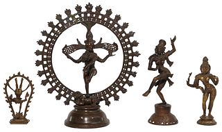 Indian Chola Style Dancing Figurine Assortment