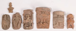 Pre-Columbian Colima Bed Figurine Assortment
