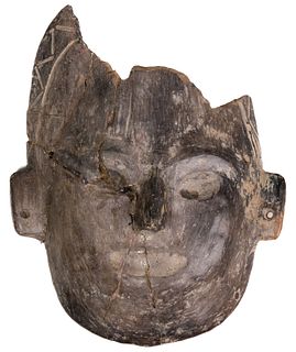 Pre-Columbian Colima Ceramic Mask