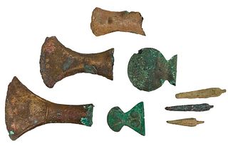 Pre-Columbian Copper Tool and Ornament Assortment