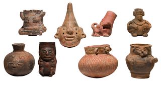 Pre-Columbian Figural Vessel Assortment