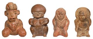 Pre-Columbian Hollow-Bodied Figurine Assortment