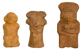 Pre-Columbian Mayan Terracotta Figurine Assortment