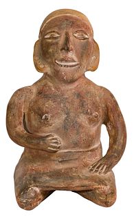 Pre-Columbian Mexican Pottery Figure