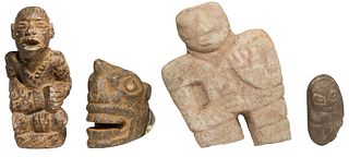 Pre-Columbian Stone Carving Assortment