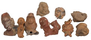 Pre-Columbian Terracotta Artifact Assortment