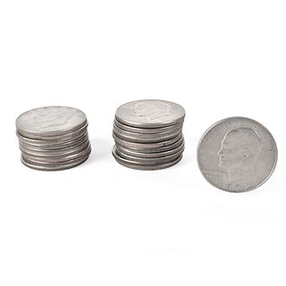 Twenty Eisenhower $1 Coins