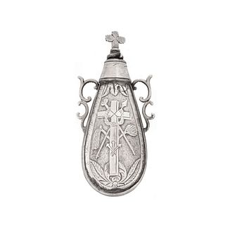 Spanish Colonial Holy Water Flask
