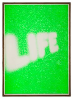 Eliasson, Olafur Life. 2021. Serigraphie in Leuchtfarbe auf 300 g Daunendruck Papier. 84 x 60 cm (89 × 64 cm). Mit Zertifikat, dort signiert, nummerie