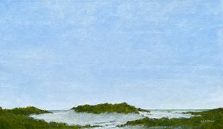 Kenneth Layman Oil on Linen "Nantucket Sand Dunes"