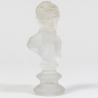 Glass Model of a Classical Bust, After the Antique