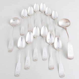 Group of American Silver Spoons