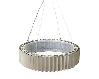 A "Gear Suspension" chandelier, by McEwen Lighting Studio