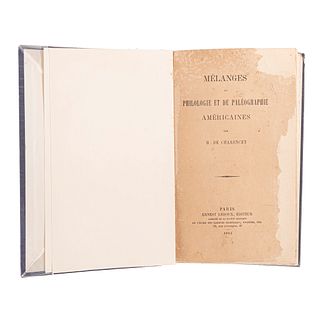 Charencey, Hyacinthe. Mélanges de Philologie et de Paléographie Américaines. Paris: Ernest Leroux, 1883.