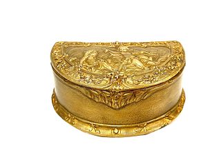 Antique French Gilt Bronze Box