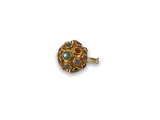 Vintage 14kt Gold and Gemstone Cluster Ring