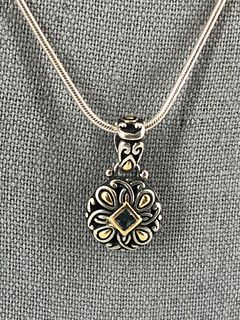 Sterling Chain Necklace and Pendant