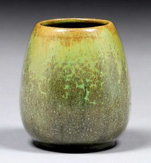 Fulper Pottery Cucumber Green Vase c1910s