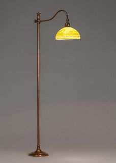 Handel Reverse Painted Floor Lamp c1910s