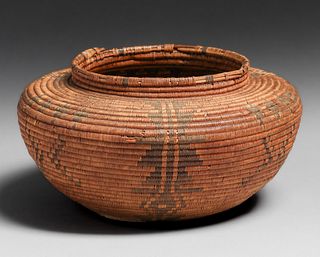 Native American Basket Tubatulabal Tribe California c1900s
