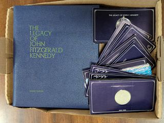 The Legacy of John Fitzgerald Kennedy Numismatic Album with Tokens