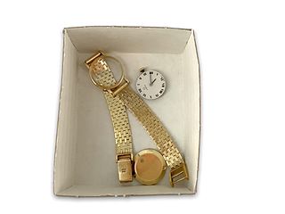 Vintage Gold Omega Wrist Watch