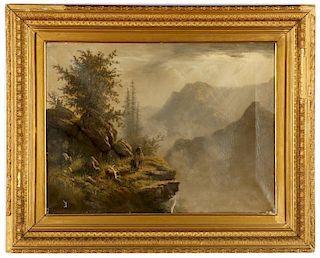 British Colonialist Oil Painting, Signed & Dated