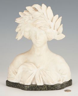 Adolfo Cipriani Marble Bust of Daphne