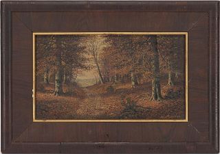 William McKendree Snyder O/C Landscape, Autumn Forest