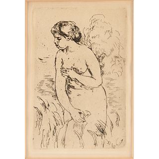Pierre Auguste Renoir (after), etching on paper