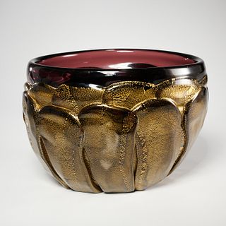 Large Vetro Artistico Murano glass bowl