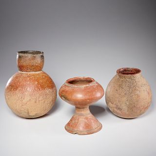 Early Chinese pottery grouping