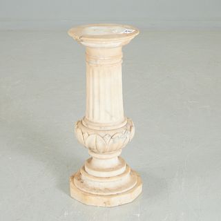 Neo-Classical style carved marble pedestal