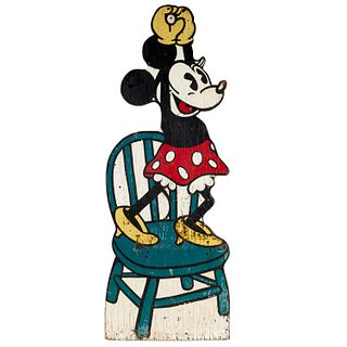 Kroehler painted wood Minnie Mouse