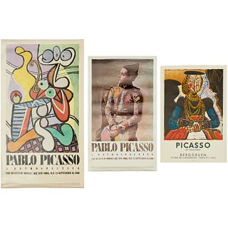 Pablo Picasso, (3) exhibition posters
