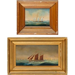(2) Maritime paintings, 19th/20th c.