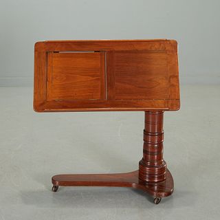 Leveson & Sons mahogany invalid table