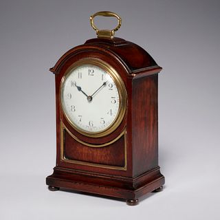 French mahogany shelf or carriage clock