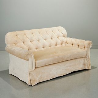 Le Jeune custom upholstered love seat