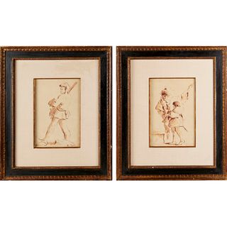 Giovanni Tiepolo (manner), pair of drawings