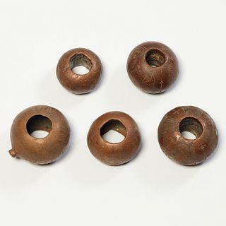 Gurma Peoples, (5) copper currency rings