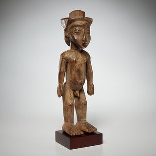 Lobi double-faced carved figure
