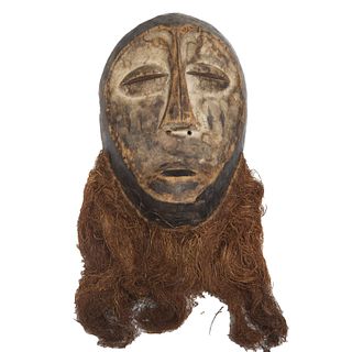 Lega Bantu large bearded mask